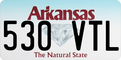 AR license plate 530VTL