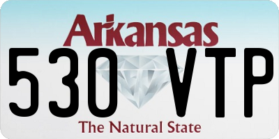 AR license plate 530VTP