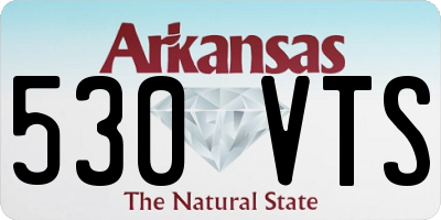 AR license plate 530VTS