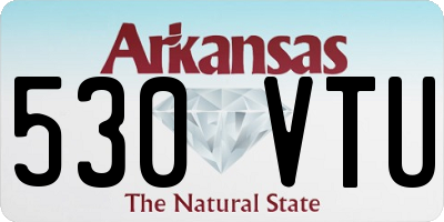 AR license plate 530VTU