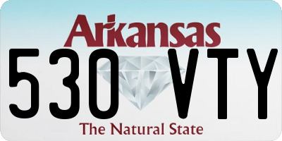 AR license plate 530VTY