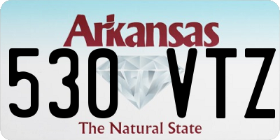 AR license plate 530VTZ