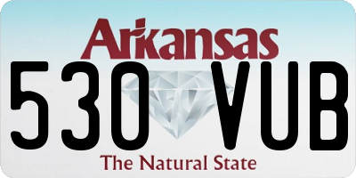 AR license plate 530VUB