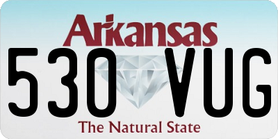 AR license plate 530VUG