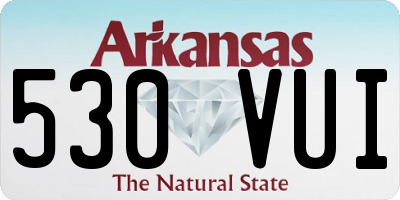 AR license plate 530VUI