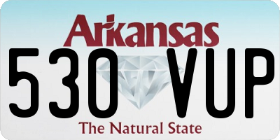 AR license plate 530VUP