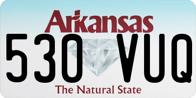 AR license plate 530VUQ