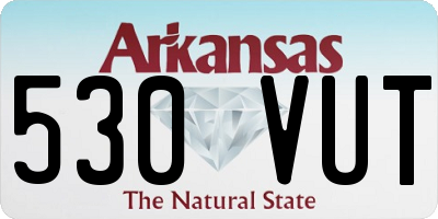 AR license plate 530VUT