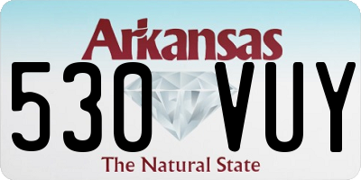 AR license plate 530VUY