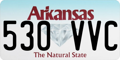 AR license plate 530VVC