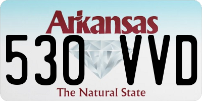 AR license plate 530VVD