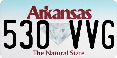 AR license plate 530VVG