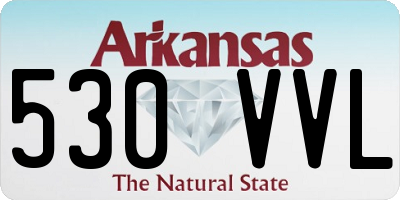 AR license plate 530VVL