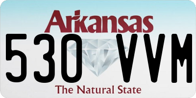 AR license plate 530VVM