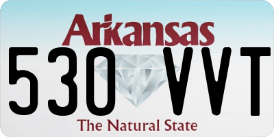 AR license plate 530VVT