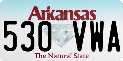 AR license plate 530VWA