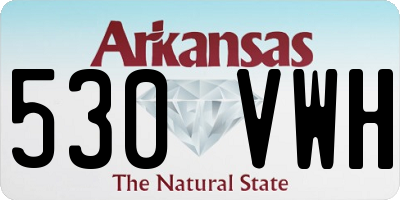 AR license plate 530VWH