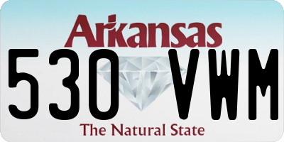 AR license plate 530VWM