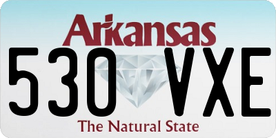 AR license plate 530VXE