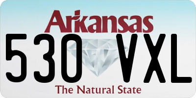AR license plate 530VXL