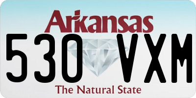 AR license plate 530VXM