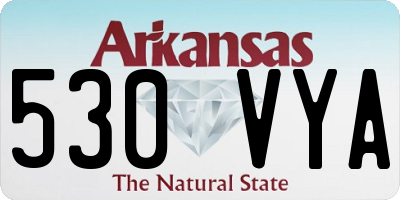 AR license plate 530VYA