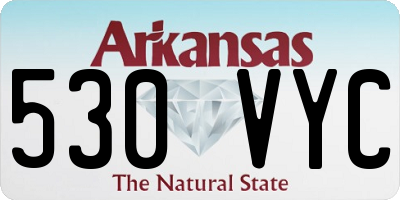 AR license plate 530VYC