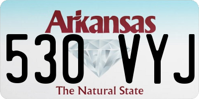 AR license plate 530VYJ