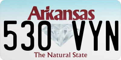 AR license plate 530VYN