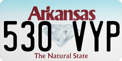 AR license plate 530VYP