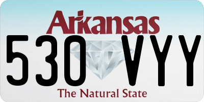 AR license plate 530VYY
