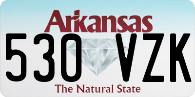 AR license plate 530VZK