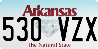 AR license plate 530VZX