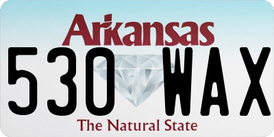 AR license plate 530WAX