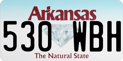 AR license plate 530WBH