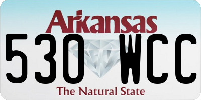 AR license plate 530WCC