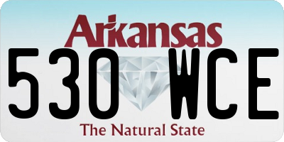 AR license plate 530WCE