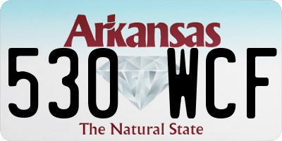 AR license plate 530WCF