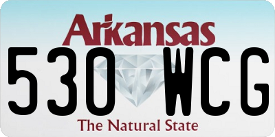AR license plate 530WCG