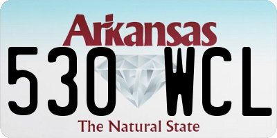 AR license plate 530WCL