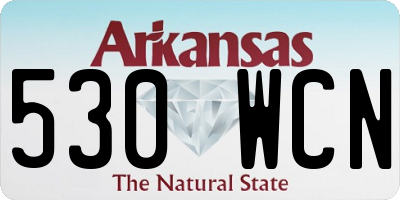 AR license plate 530WCN