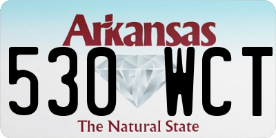 AR license plate 530WCT
