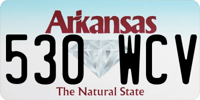 AR license plate 530WCV