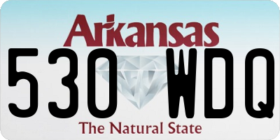 AR license plate 530WDQ