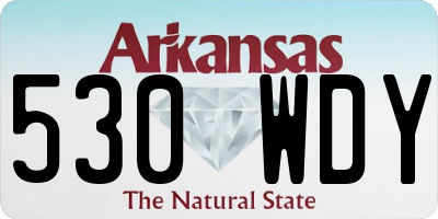 AR license plate 530WDY