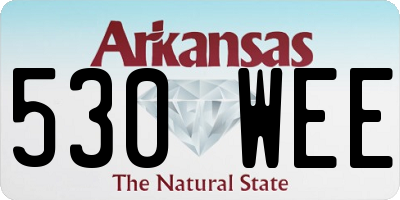 AR license plate 530WEE