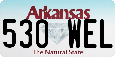 AR license plate 530WEL