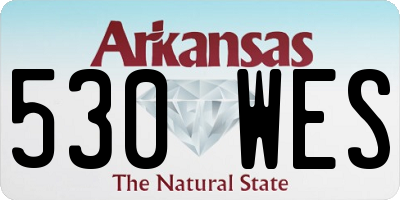 AR license plate 530WES