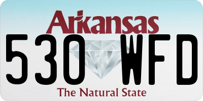 AR license plate 530WFD