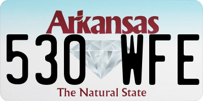 AR license plate 530WFE
